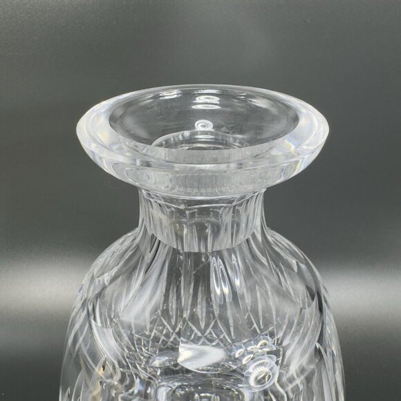 Waterford Clear Heavy Crystal Decanter Container Bottle With Stopper Signed VTG - Picture 10 of 16